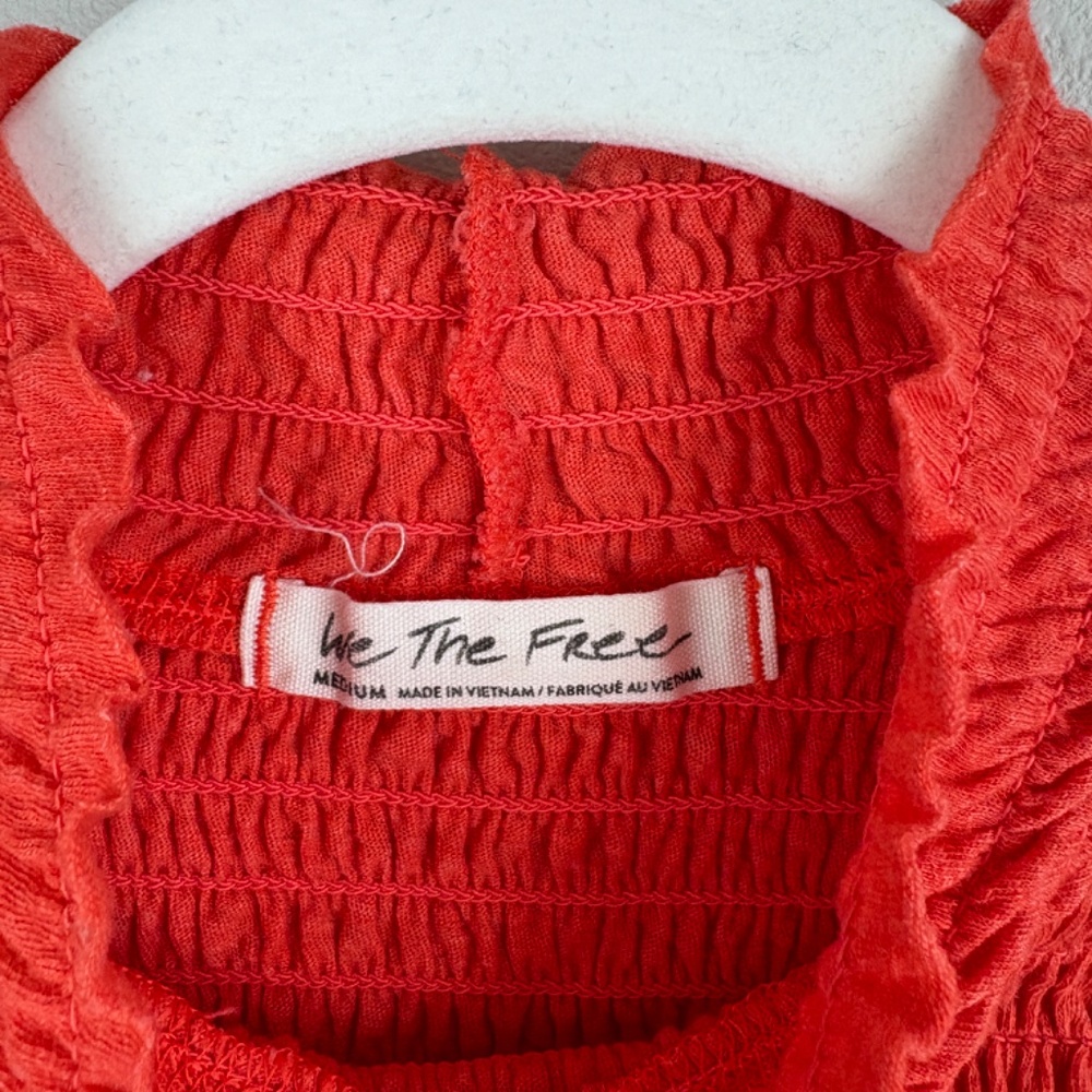 We the Free Caroline Mock Neck Top - Size Medium - Picture 4 of 6